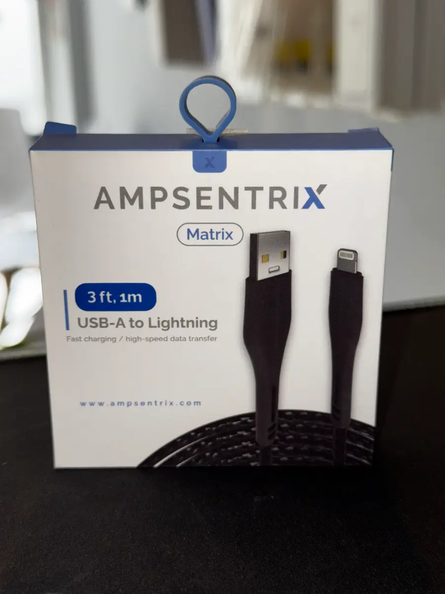 Cable USB-A a Lightning Ampsentrix · 1m